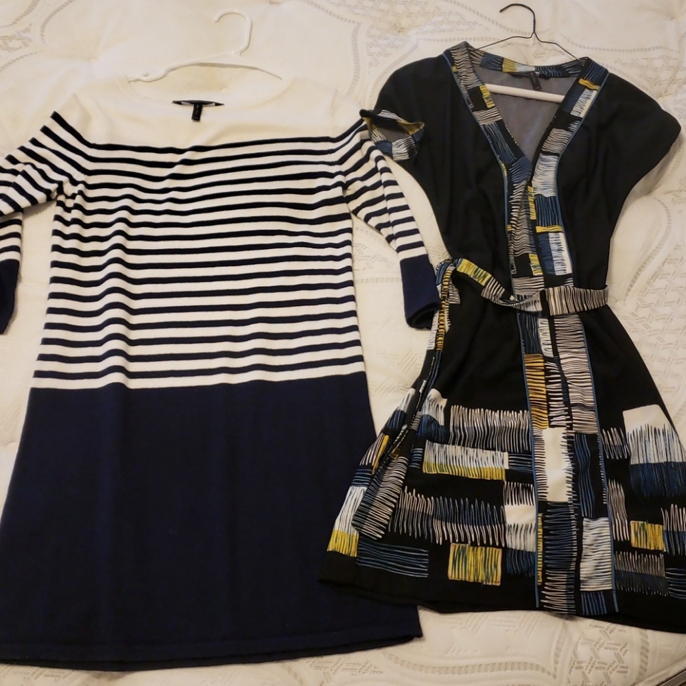 2 BCBG Dress - HOLLY DRESS BLACK MULTI XXS